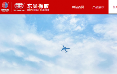 江蘇東昊橡膠跟本公司簽訂網站制作項目